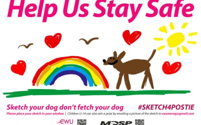 MDSP supports the “Sketch4Postie” dog safety campaign